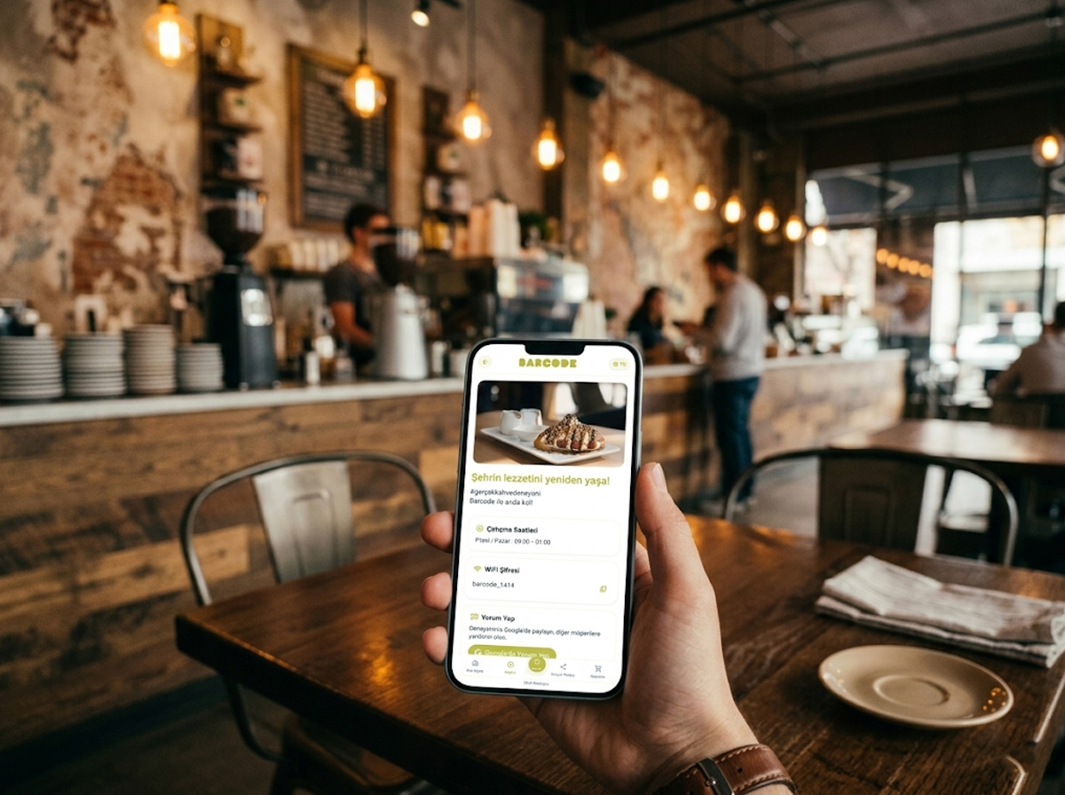Barcode Cafe QR Menü Yönetim Sistemi