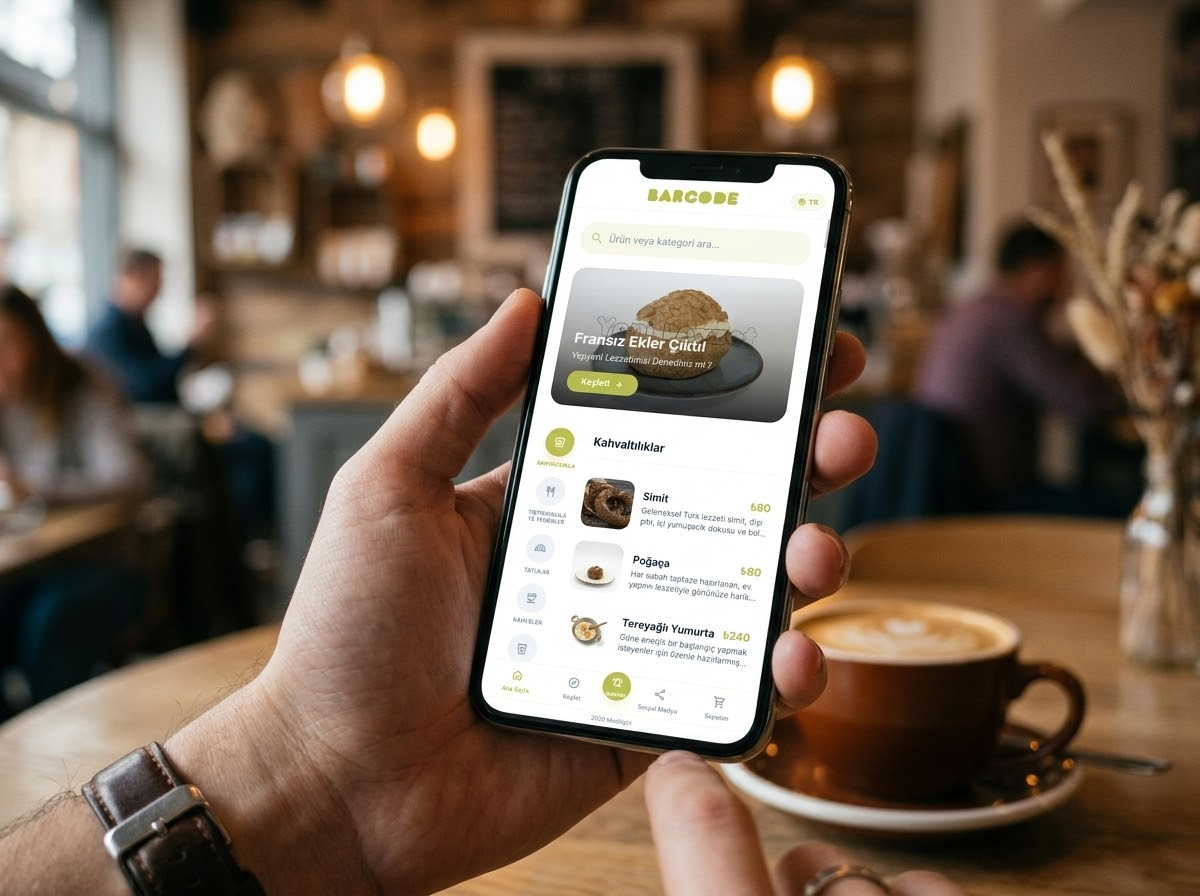 Barcode Cafe QR Menü Yönetim Sistemi